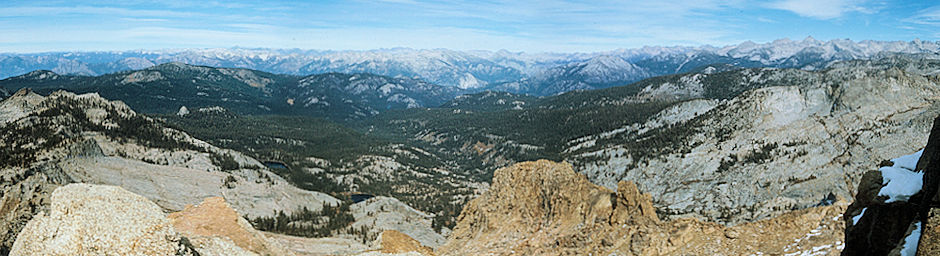 Sierra Nevada - Sequoia National Park<br>North of Mt. Silliman - Ranger & Beville Lakes - October 1973 Sierra Nevada - Sequoia National Park<br>North of Mt. Silliman - Ranger & Beville Lakes - October 1973