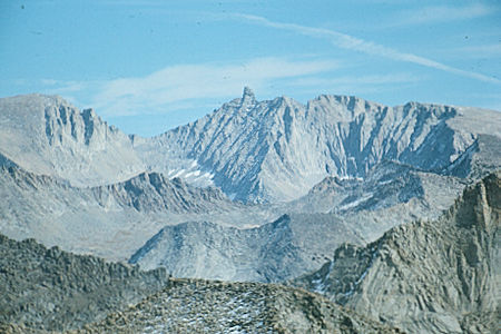 Sierra Nevada - Sequoia National Park<br>Milestone Peak from Mt. Silliman - October 1973 Sierra Nevada - Sequoia National Park<br>Milestone Peak from Mt. Silliman - October 1973