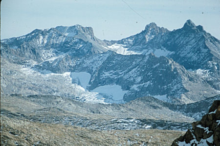 Sierra Nevada - Sequoia National Park - Kaweah Peaks from Mt. Silliman - October 1973