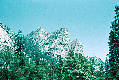 Three Brothers - Yosemite National Park Jul 1957 Three Brothers - Yosemite National Park Jul 1957