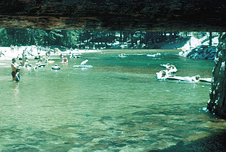 Swimming in Merced River - Yosemite National Park Jul 1957