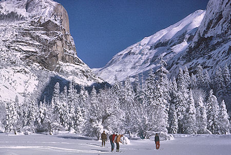 Ice on Mirror Lake - Yosemite National Park 01 Jan 1966 Ice on Mirror Lake - Yosemite National Park 01 Jan 1966