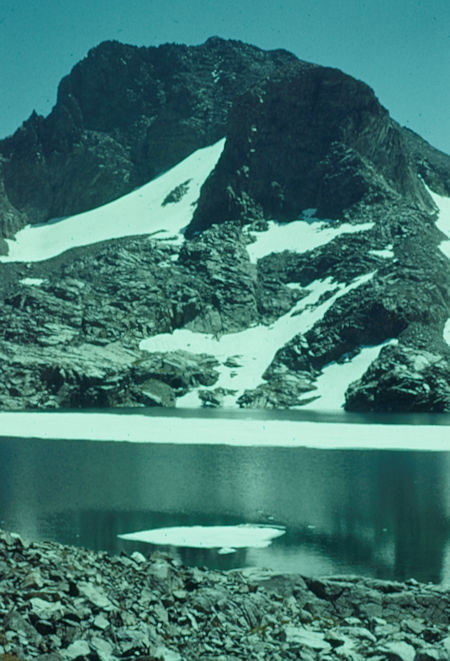 Banner Peak from Lake Catherine - Ansel Adams Wilderness - Jul 1958 Banner Peak from Lake Catherine - Ansel Adams Wilderness - Jul 1958