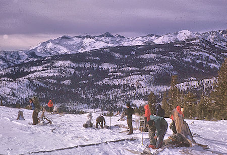 Lunch stop - Mammoth Lakes Area 21 Dec 1963 Lunch stop - Mammoth Lakes Area 21 Dec 1963