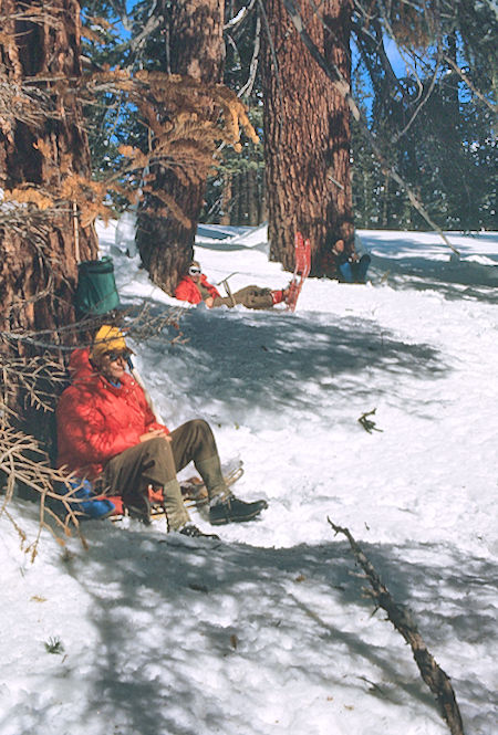 Lunch stop - Devil's Postpile area 18 Feb 1973