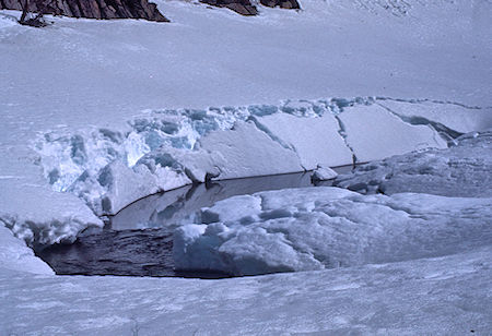 McGee Creek near camp - John Muir Wilderness 15 May 1971