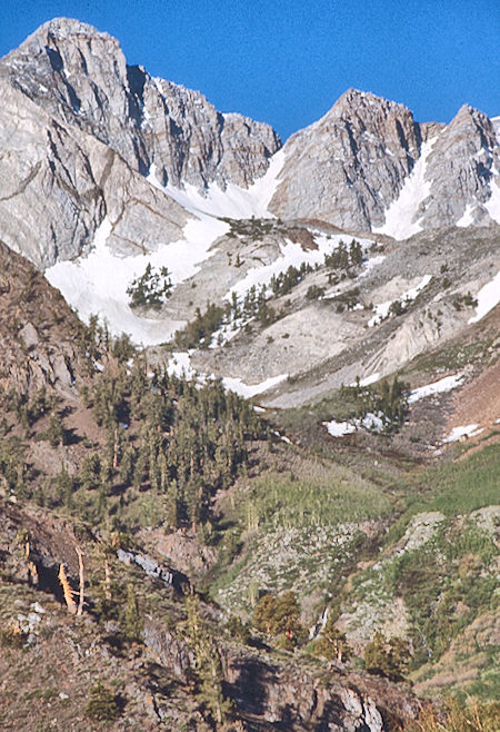 McGee Creek, Horsetail Falls - John Muir Wilderness 19 Jun 1971