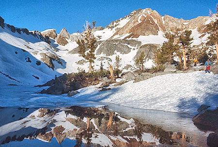 Red & White Mountain, Big McGee Lake - John Muir Wilderness 20 Jun 1971 Red & White Mountain, Big McGee Lake - John Muir Wilderness 20 Jun 1971