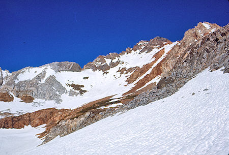 Route to Red & White Mountain - John Muir Wilderness 20 Jun 1971 Route to Red & White Mountain - John Muir Wilderness 20 Jun 1971