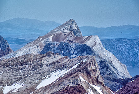 Mt. Baldwin from Red & White Mountain - John Muir Wilderness 20 Jun 1971 Mt. Baldwin from Red & White Mountain - John Muir Wilderness 20 Jun 1971