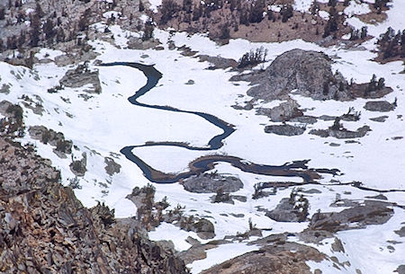 'The Meadow' below Red & White Mountain - John Muir Wilderness 20 Jun 1971