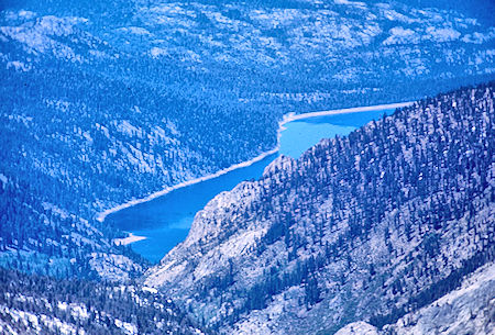 Lake Thomas Edison from Red & White Mountain - John Muir Wilderness 20 Jun 1971