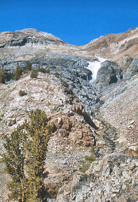 On the way to McGee Pass<br>John Muir Wilderness 29 Aug 1976 On the way to McGee Pass<br>John Muir Wilderness 29 Aug 1976