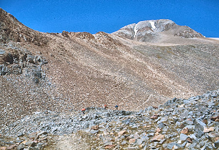 McGee Pass, Red Slate Mountain - John Muir Wilderness 29 Aug 1976