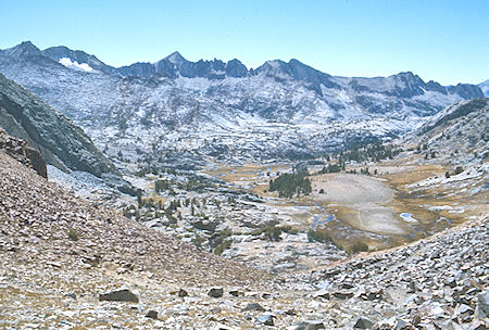 Below McGee Pass - John Muir Wilderness 29 Aug 1976