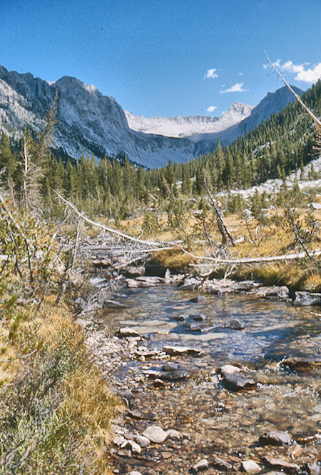 Second Recess, Mono Divide<br>John Muir Wilderness 01 Sep 1976 Second Recess, Mono Divide<br>John Muir Wilderness 01 Sep 1976