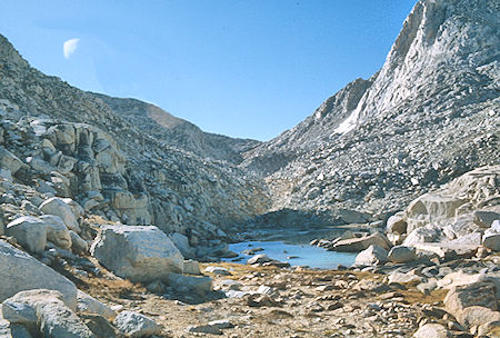 Nearing Gabbot Pass - John Muir Wilderness 03 Sep 1976