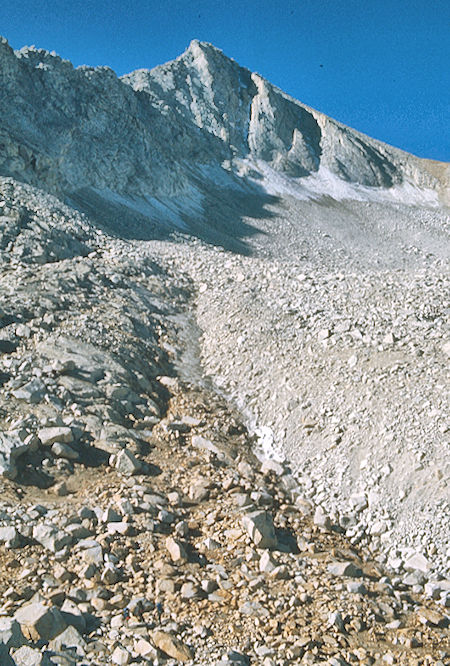 Mt. Gabb and glacier<br>John Muir Wilderness 03 Sep 1976 Mt. Gabb and glacier<br>John Muir Wilderness 03 Sep 1976
