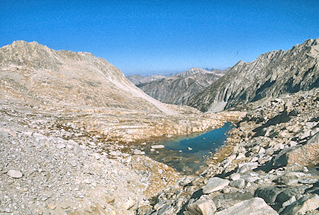 North from near Gabbot Pass - John Muir Wilderness 03 Sep 1976