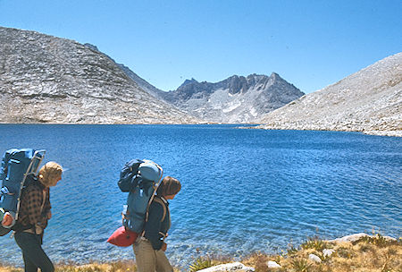 Lake Italy, Randy Stevenson, Lisa Sternberg<br>John Muir Wilderness 03 Sep 1976 Lake Italy, Randy Stevenson, Lisa Sternberg<br>John Muir Wilderness 03 Sep 1976