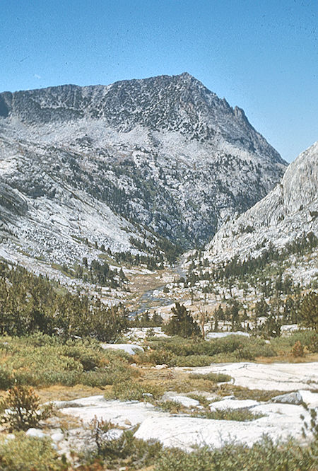 Hilgard Branch of Bear Creek below Lake Italy - John Muir Wilderness 03 Sep 1976