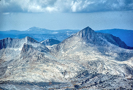 Mt. Hooper from Seven Gables summit<br>John Muir Wilderness 07 Sep 1976 Mt. Hooper from Seven Gables summit<br>John Muir Wilderness 07 Sep 1976