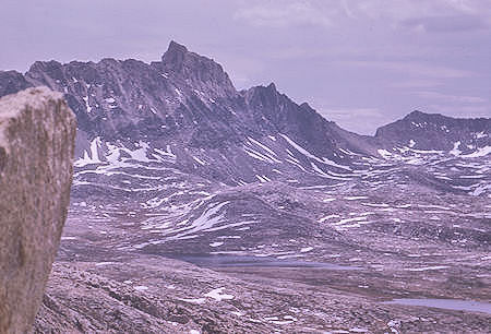 Mt. Humphreys, Desolation Lake from top of Pilot Knob - 4 Jul 1970