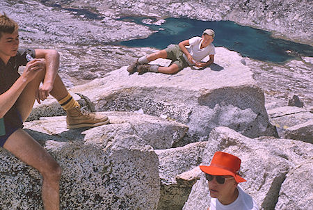 Sapphire Lake from top of Mt. Spencer<br>Kings Canyon National Park 24 Aug 1964