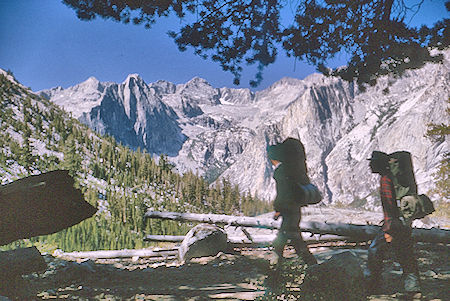 The Citadel from Dusy Basin trail<br>Kings Canyon National Park 28 Aug 1964