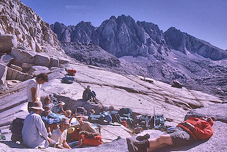 Knapsack Pass, Palisades - Kings Canyon National Park 23 Aug 1970