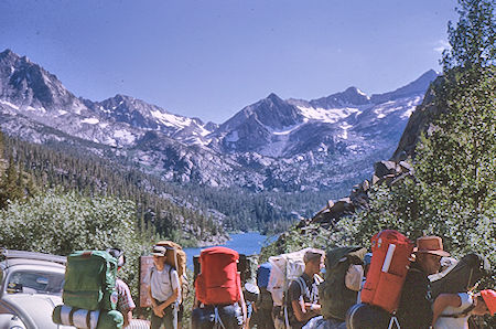 Ready to hit the trail at South Lake - John Muir Wilderness 17 Aug 1963 Ready to hit the trail at South Lake - John Muir Wilderness 17 Aug 1963