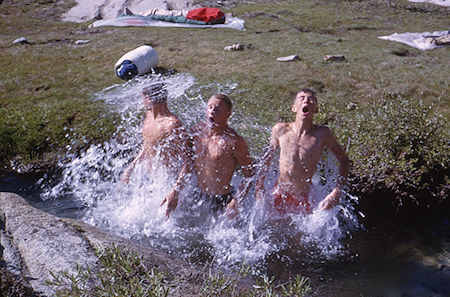 Fun at Dusy Lake camp - Kings Canyon National Park 18 Aug 1963