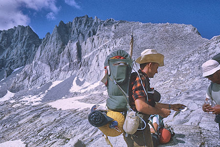 North Palisade from Potluck Pass, Gil Beilke - Kings Canyon National Park 24 Aug 1969