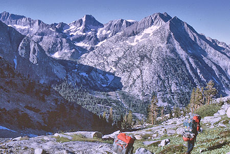 Observation Peak, Cataract Creek from Glacier Creek - Kings Canyon National Park 26 Aug 1969