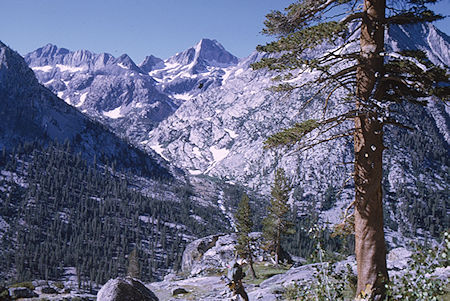 Observation Peak, Cataract Creek from Glacier Creek - Kings Canyon National Park 26 Aug 1969