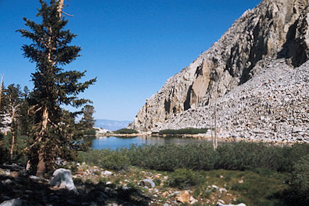 Split Mountain - John Muir Wilderness - Lower Red Lake 1975