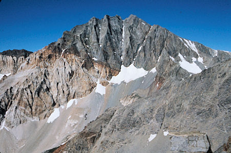 Mt. Tinemaha - John Muir Wilderness - Split Mountain from Mt. Tinemaha ridge