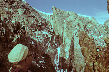 Split Mountain - John Muir Wilderness - Bill Thomas - view south of Prater and ridge to Split Mountain Split Mountain - John Muir Wilderness - Bill Thomas - view south of Prater and ridge to Split Mountain