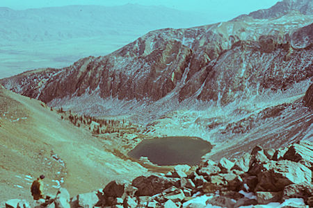 Split Mountain - John Muir Wilderness - Descending to Red Lake from Split Mountain Split Mountain - John Muir Wilderness - Descending to Red Lake from Split Mountain