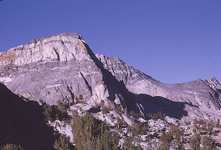 Painted Lady and Glen Pass from below Dragon Lake<br>Kings Canyon National Park 31 Aug 1970 Painted Lady and Glen Pass from below Dragon Lake<br>Kings Canyon National Park 31 Aug 1970