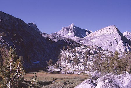 Painted Lady from below Dragon Lake - Kings Canyon National Park 31 Aug 1970