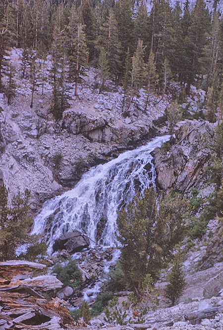 Cascade on Vidette Creek - Kings Canyon National Park 30 Aug 1963