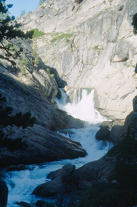 Stanislaus River at second bridge - Emigrant Wilderness 1993 Stanislaus River at second bridge - Emigrant Wilderness 1993