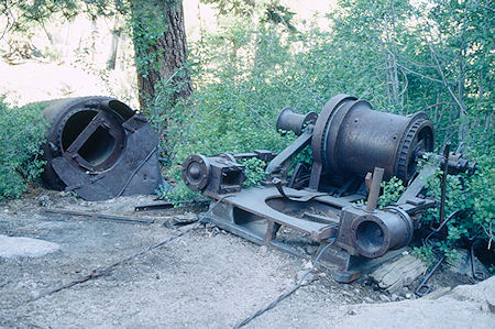 Donkey engine used to build Relief Reservoir - Emigrant Wilderness 1993 Donkey engine used to build Relief Reservoir - Emigrant Wilderness 1993