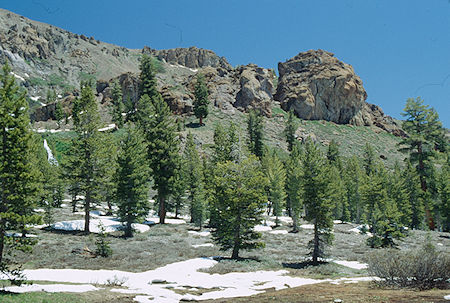 Volcanic rock on Relief Peak slopes near Lunch Meadow - Emigrant Wilderness 1993 Volcanic rock on Relief Peak slopes near Lunch Meadow - Emigrant Wilderness 1993