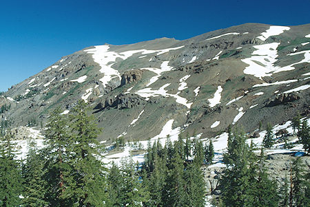 Relief Peak from route to Mosquito Pass - Emigrant Wilderness 1993 Relief Peak from route to Mosquito Pass - Emigrant Wilderness 1993