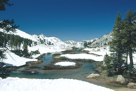 Inlet creek to Emigrant Lake - Emigrant Wilderness 1993