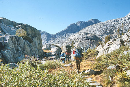 Enroute to 'Senger Saddle' - John Muir Wilderness 08 Sep 1976