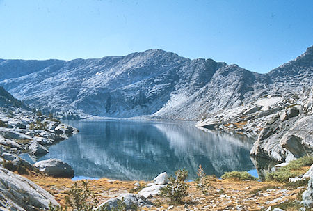 Three Island Lake, 'Senger Saddle'<br>John Muir Wilderness 08 Sep 1976 Three Island Lake, 'Senger Saddle'<br>John Muir Wilderness 08 Sep 1976