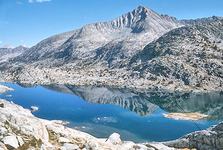 Three Island Lake, Seven Gables from near 'Selden Saddle'<br>John Muir Wilderness 08 Sep 1976 Three Island Lake, Seven Gables from near 'Selden Saddle'<br>John Muir Wilderness 08 Sep 1976